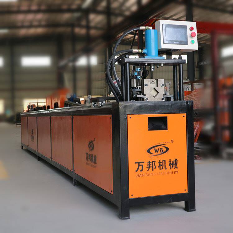 轻型不锈钢方管全自动冲孔机铝合金护栏数控打孔机方管下料机