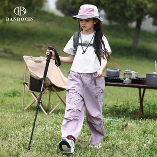 CC家居控 洋气儿童春秋休闲裤 半度闲女童夏装 裤 子B2K792 工装