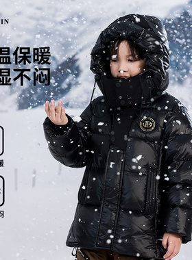 【CC家居控】新款冬季中大童户外亲子百搭保暖鸭绒羽绒服B4Y019