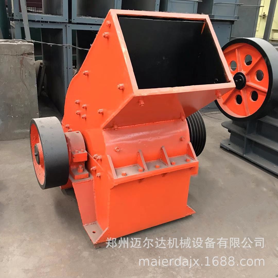 小型移动式锤式破碎机 混凝土砂石制砂机 400*600矿石锤破粉碎机