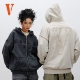 VLONE 立体贴布绣连帽外套 帽衫 大v潮牌拉链卫衣美式 街头男女同款