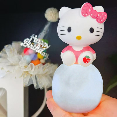 「可爱小礼物」甜美少女心kt猫小夜灯床头氛围灯学生生日礼物送礼