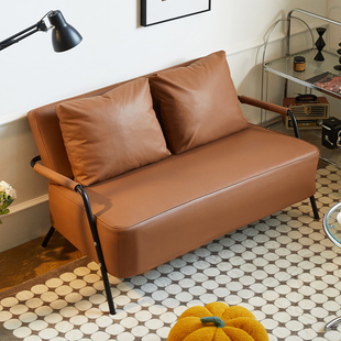 出租房小户型豆腐块直排科技布小沙发椅 单人布艺沙发客厅2023新款