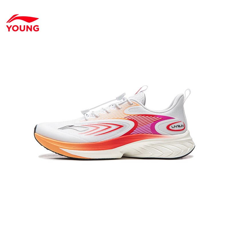 李宁儿童跑步鞋男女大童飞云2026夏季青少年网面专业训练运动鞋子