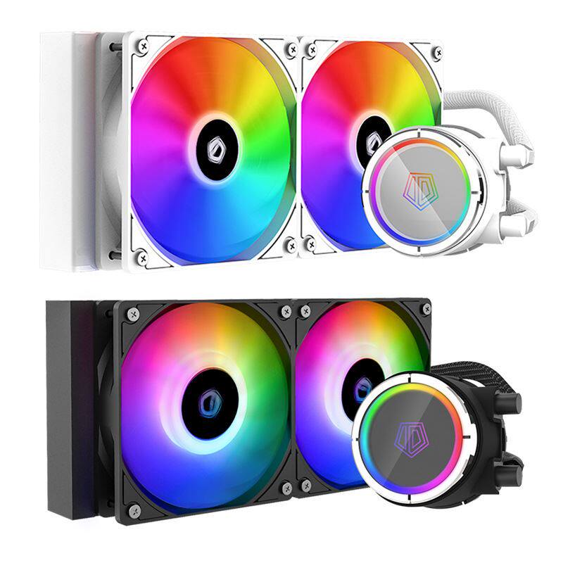 IDcooling ZOOMFLOW 240X SNOW电脑 1200 AM4 2066 CPU一体式水冷