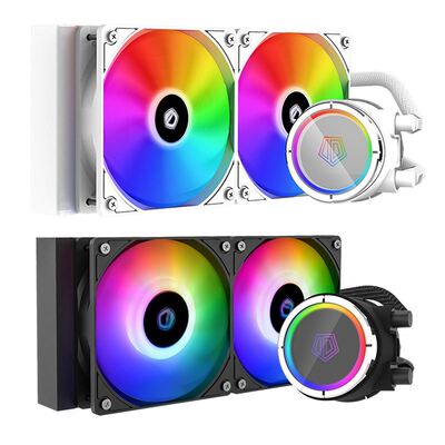 IDcooling ZOOMFLOW 240X SNOW电脑 1200 AM4 2066 CPU一体式水冷