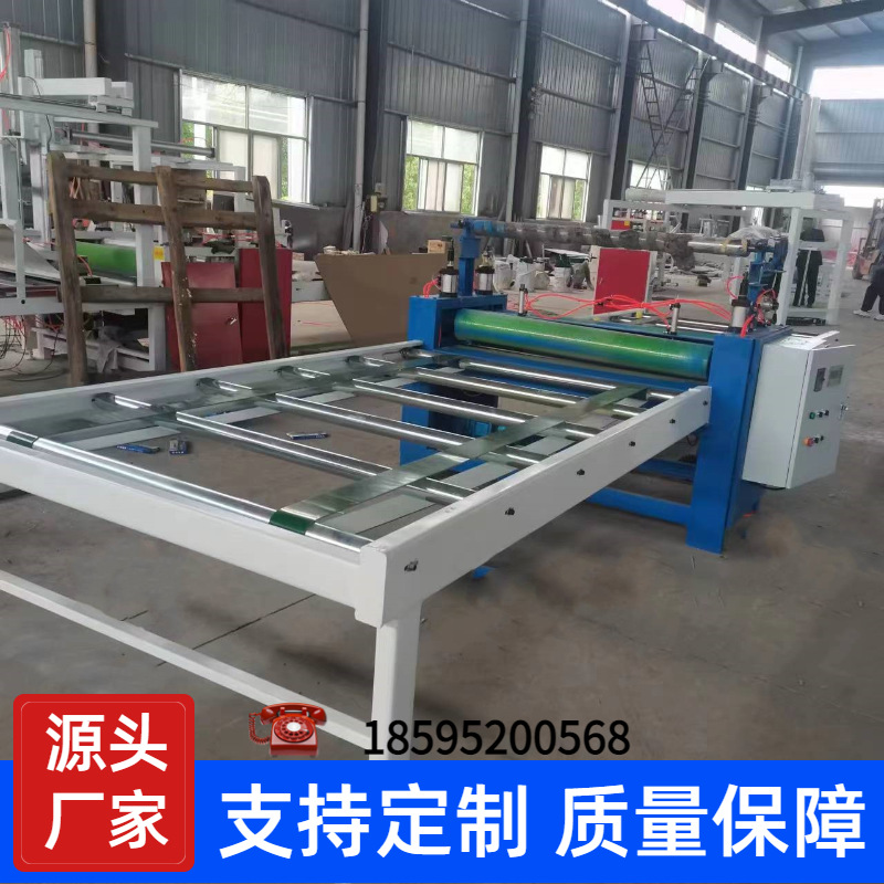 热胶膜石膏板木饰面贴面机 木纹纸装饰板平贴机 保护膜单面覆膜机