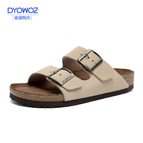 软木拖鞋女外穿时尚百搭勃肯鞋