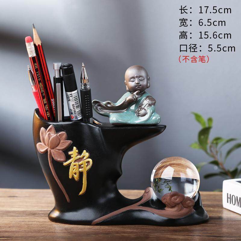 陶瓷笔筒办公室学生桌面摆件复古创意时尚可爱北欧个性简约装饰品,特色手工艺,其他特色工艺品,淘宝优惠券,粉丝福利购,淘宝优惠卷