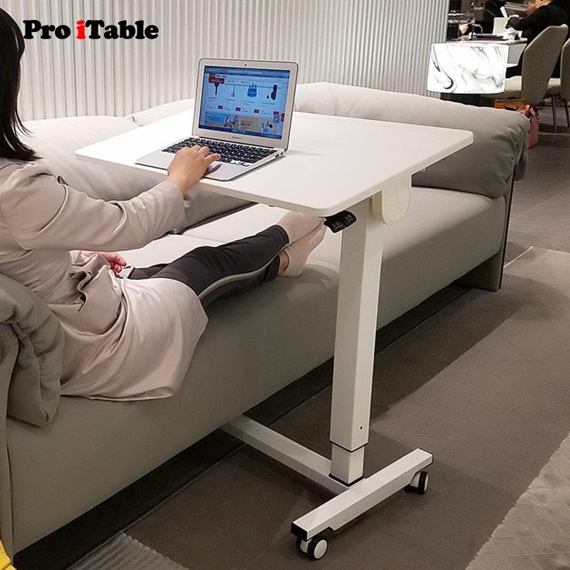 床边桌可移动升降折叠桌电脑桌书桌站立办公护理桌