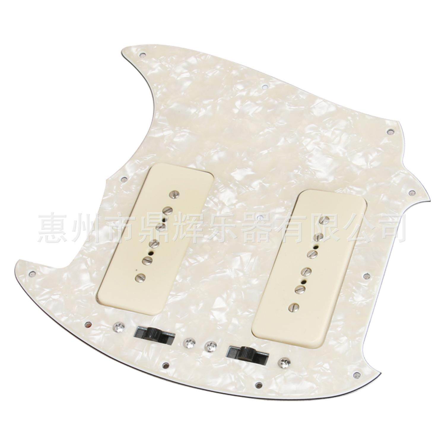 电吉他护板前盖板线路总成LP电吉他P90拾音器线路面板套装