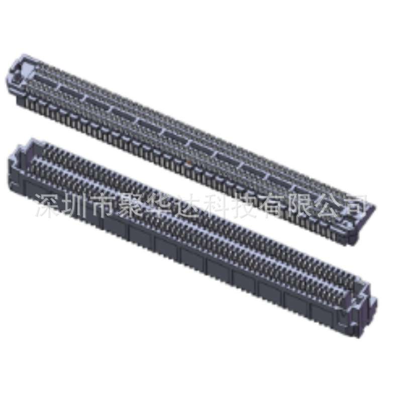 0.635mm 高速板对板连接器 堆叠高度5mm 兼容 samtec ADM6 ADF6