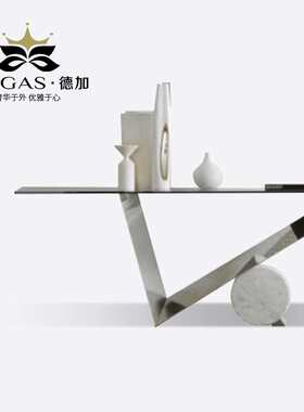 高端意大利Cattelan italia VALENTINOX玄关桌靠墙窄桌条案桌