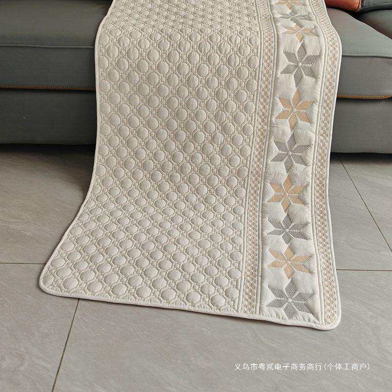 全棉沙发垫沙发套布艺欧式简水洗纯棉田园沙发坐垫沙发巾垫布防滑