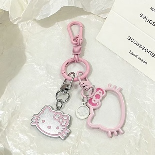 ins风立体小猫钥匙扣女生包包挂件创意少女心挂饰