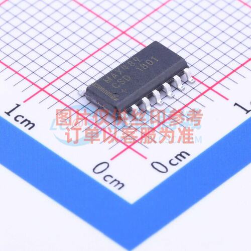 RS-485/RS-422芯片 MAX489CSD+T SOIC-14 MAXIM(美信) 电子元器件