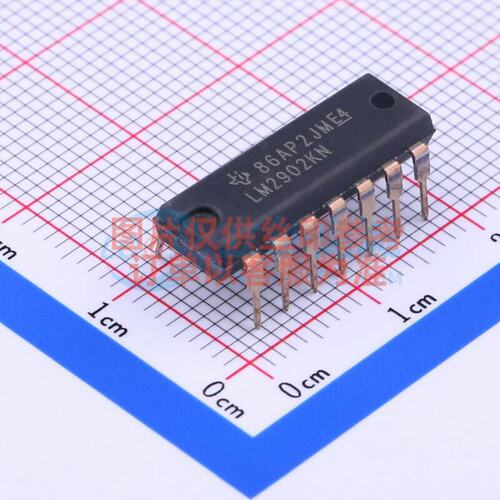 运算放大器 LM2902KN DIP-14 TI/德州 电子元器件配单原装正品