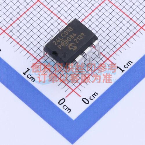 EEPROM 24LC01B/P PDIP-8 MICROCHIP(美国微芯) 电子元件原装正品