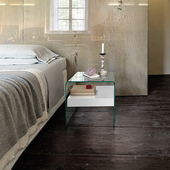 Fiam 玻璃床头柜 Rialto 意大利进口正版 night 边几