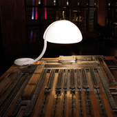 预定意大利进口正版 Serpente 台灯 Martinelli Luce