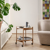 Brdr. Krüger 小推车Bølling 丹麦进口正版 Tray Table移动边几