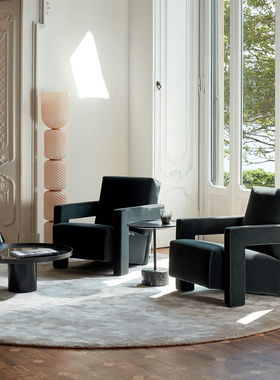 意大利进口正版 Cassina 乌得勒 637 Utrecht 支扶手椅单人椅