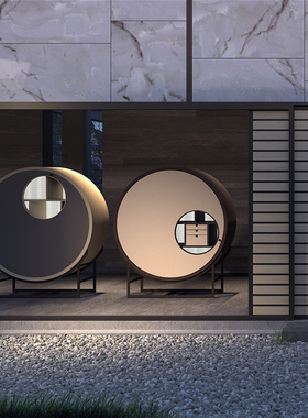 意大利进口正版 Dimensione Chi Wing Lo Onar 卢志荣 圆柜收纳柜