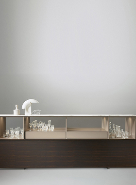 意大利进口正版Porro餐边柜收纳柜Gallery low cupboard