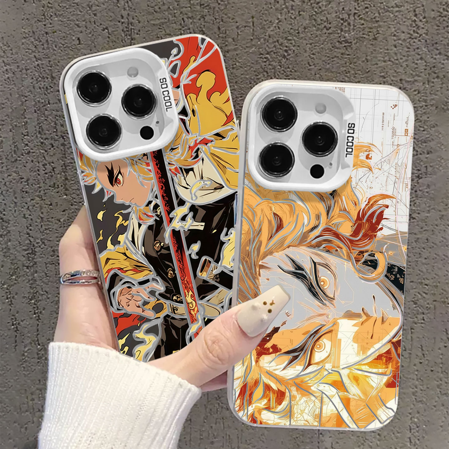 适用iqoo一加系列手机壳鬼灭之刃