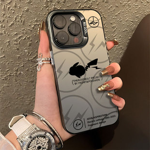 潮牌皮卡丘适用iqoo15手机壳13/z10turbo新款z9宝可梦neo10酷炫12pro镭射11高级感9男8/7/6一加ace5/3/2/vivo