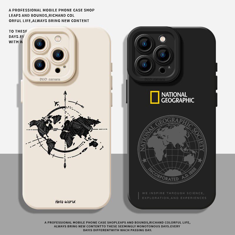 适用苹果手机壳地理坐标