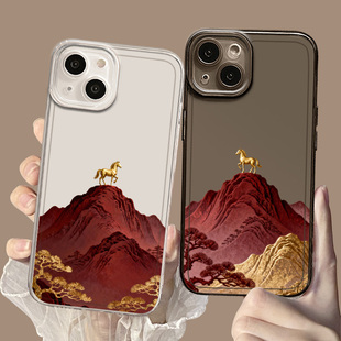 金山马适用小米14手机壳15ultra马年17promax新年12本命note13过年11红米k90k80k60k70k50k40透明turbo4高级3