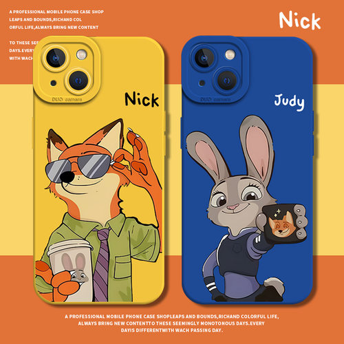 兔子警官尼克手机壳适用小米红米