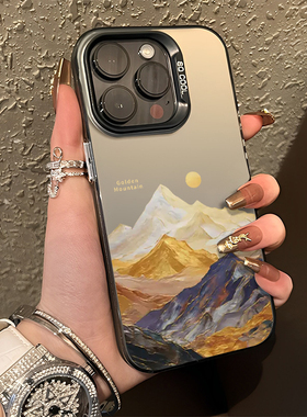 适用小米15手机壳14日照金山12s新款17promax红米k80k70k60k50k40k90情侣note13高级11ultra雪山10风景turbo4