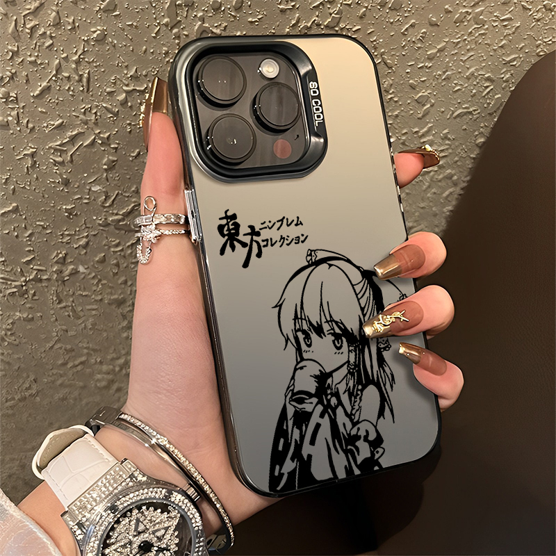 适用小米红米手机壳线稿东方