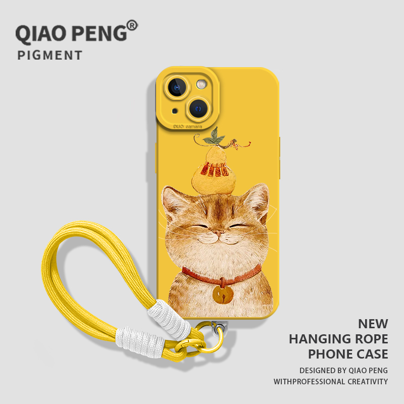 适用小米红米手机壳福禄猫咪