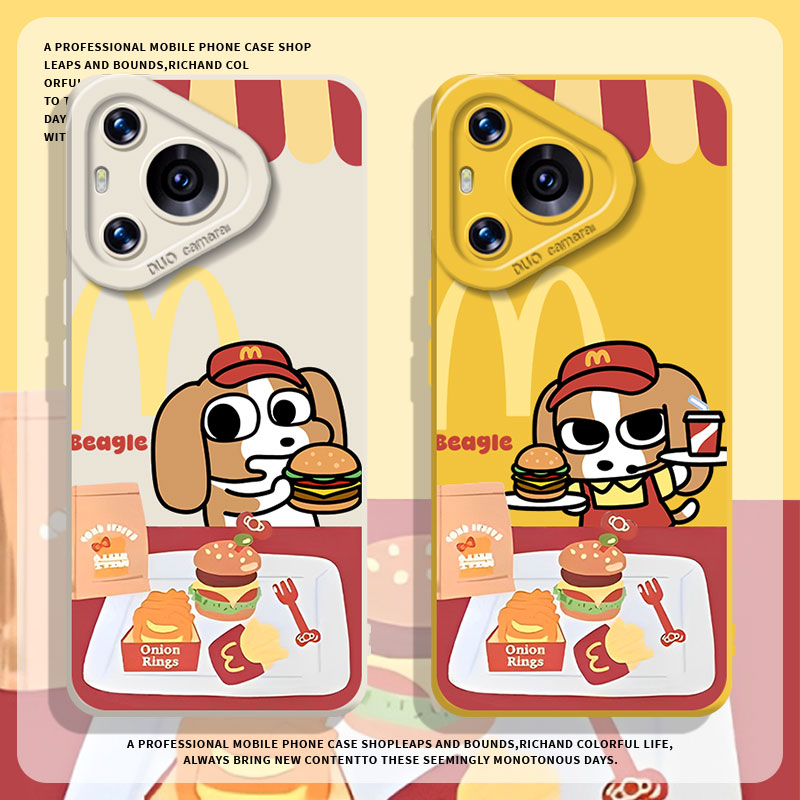 适用华为系列手机壳m记比格硅胶