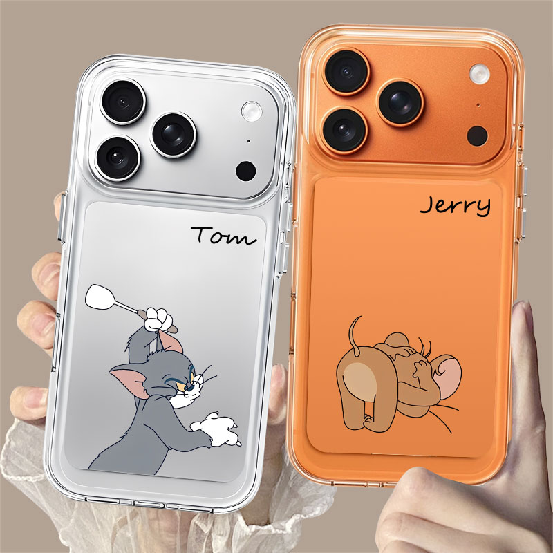适用苹果系列手机壳猫和老鼠