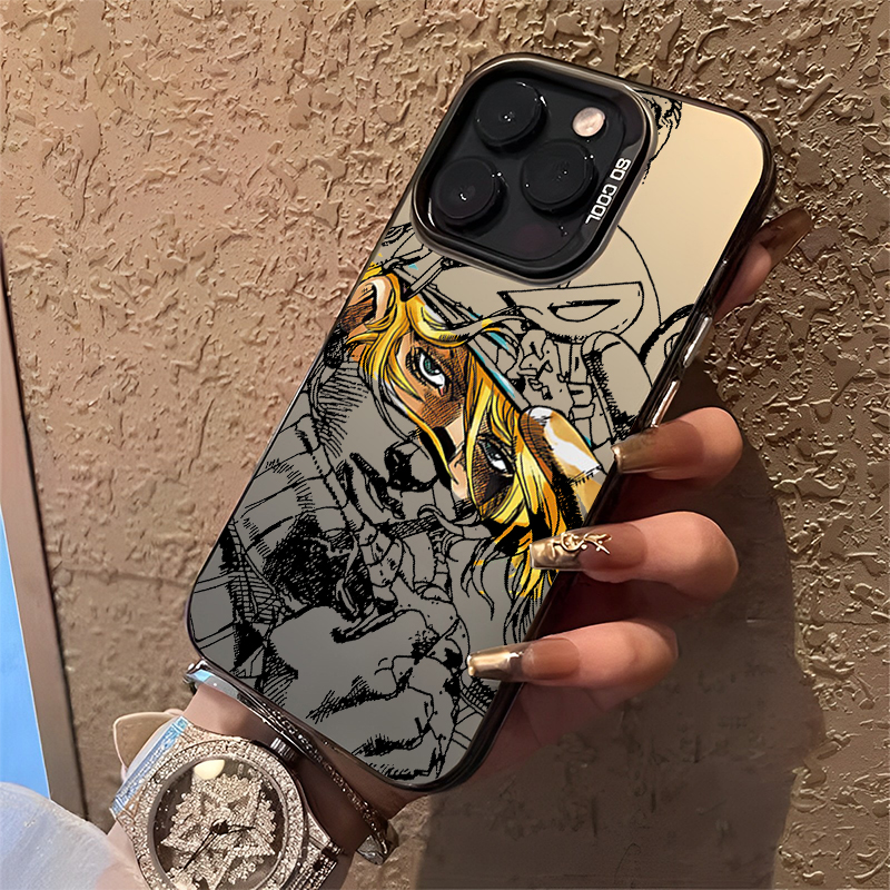 适用华为手机壳线稿jojo