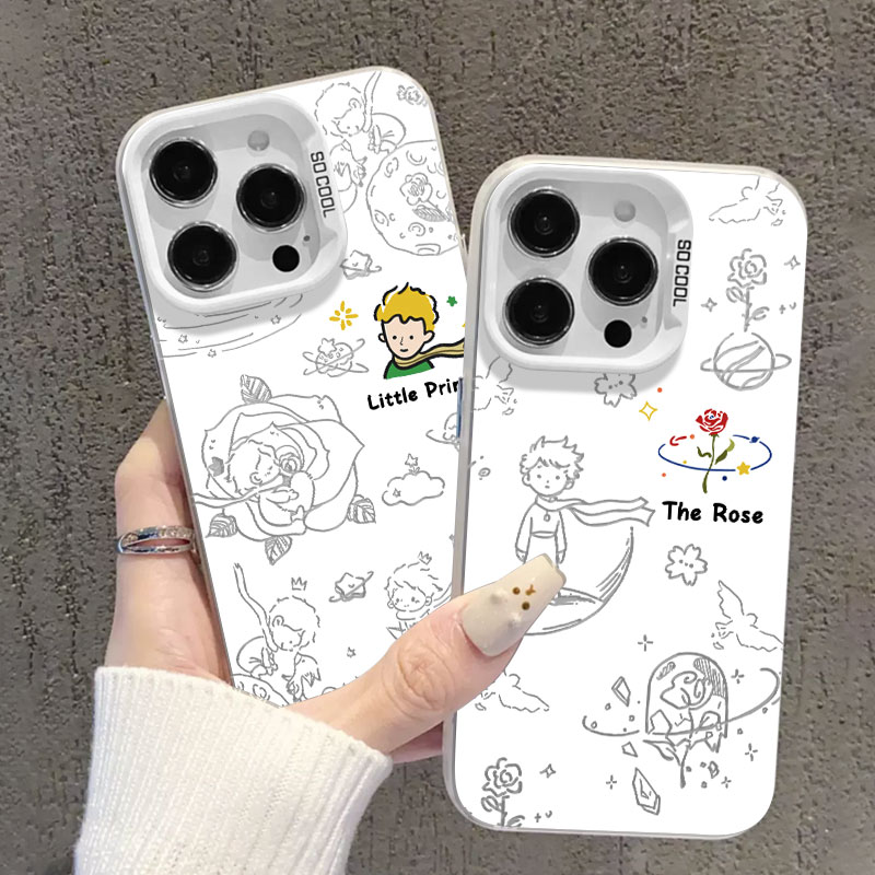 适用小王子手机壳小米红米彩银