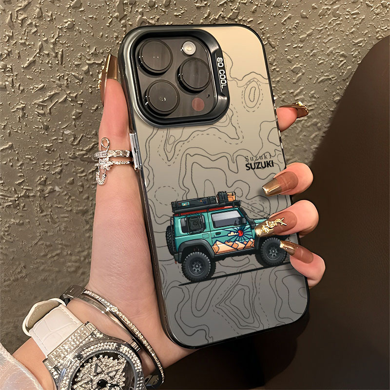 适用小米红米手机壳卡通越野车
