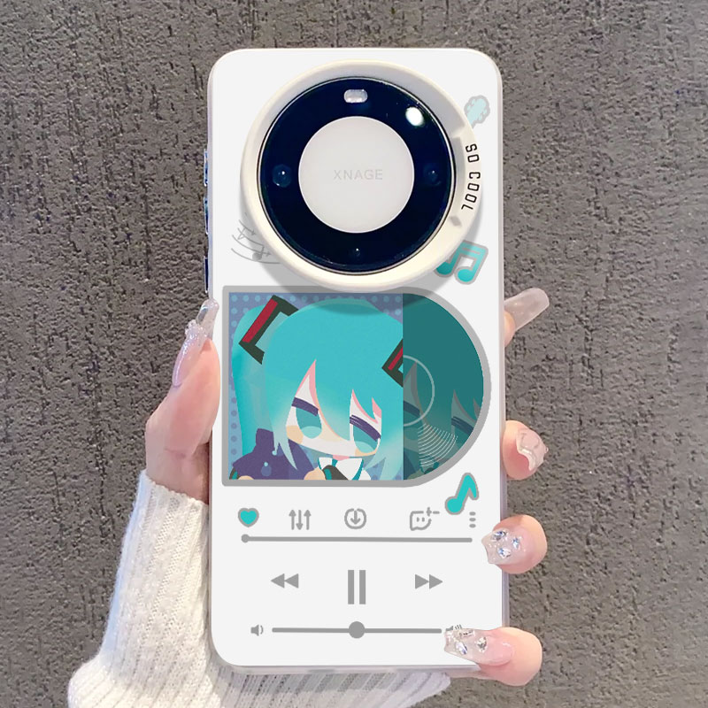 适用华为mate手机壳初音未来音乐