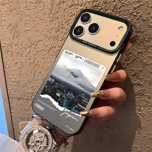 富士山下适用苹果17手机壳iPhone16Promax新款15个性14高级感13潮牌plus创意12男生11彩银mini/ins风/x/xr/xs