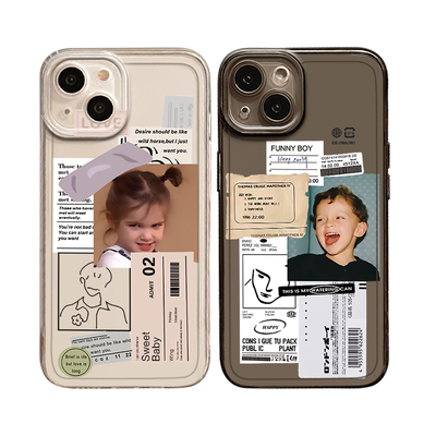 适用标签情侣手机壳一加透明