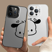 帕恰狗适用苹果15promax手机壳17高级iPhone14线条16小米13情侣12华为pura70新款 mate60红米iqoo11一加vivo男