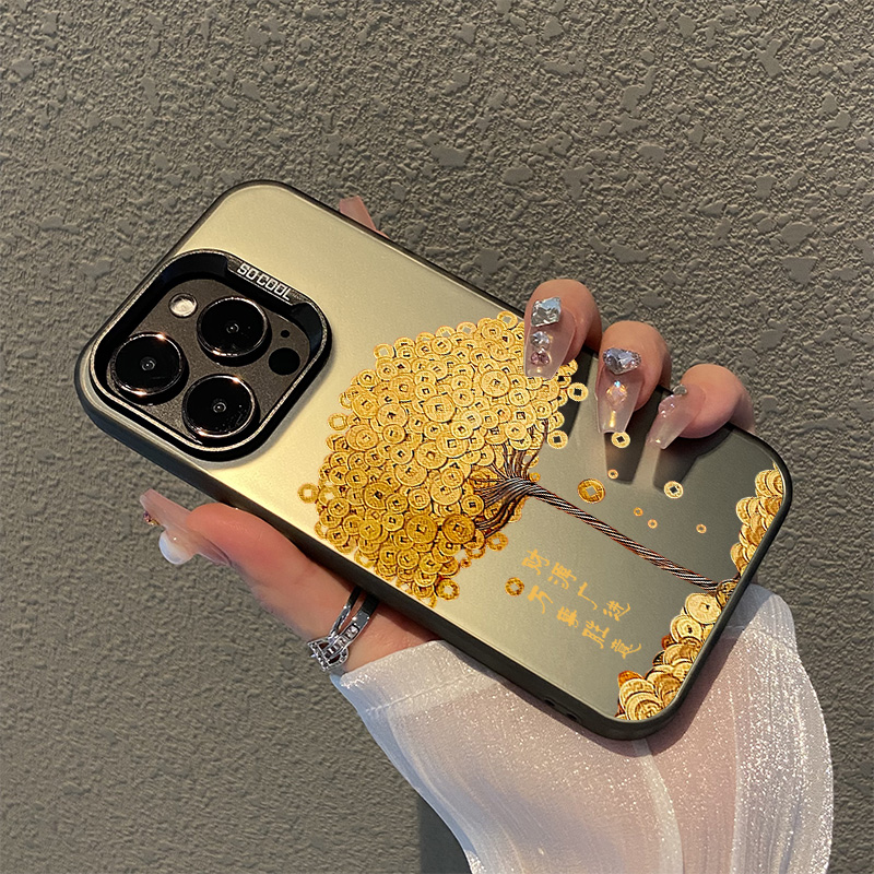 摇钱树手机壳适用苹果系列