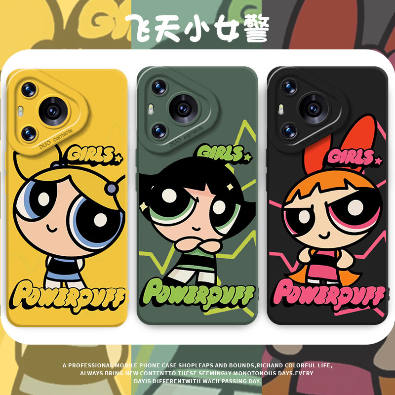 适用华为系列手机壳飞天小女警