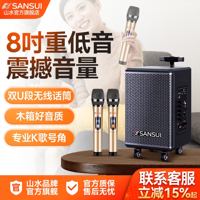 山水TE06户外广场舞音响蓝牙音箱