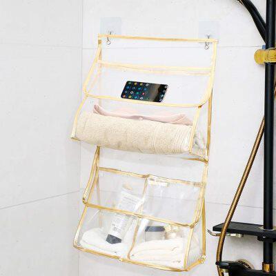 浴室放衣服神器学生宿舍收纳挂袋寝室用品浴室防水袋内衣收纳挂袋