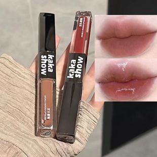 双头唇釉~镜面水光哑光雾面不掉色玻璃嘟嘟唇蜜学生素颜显白口红
